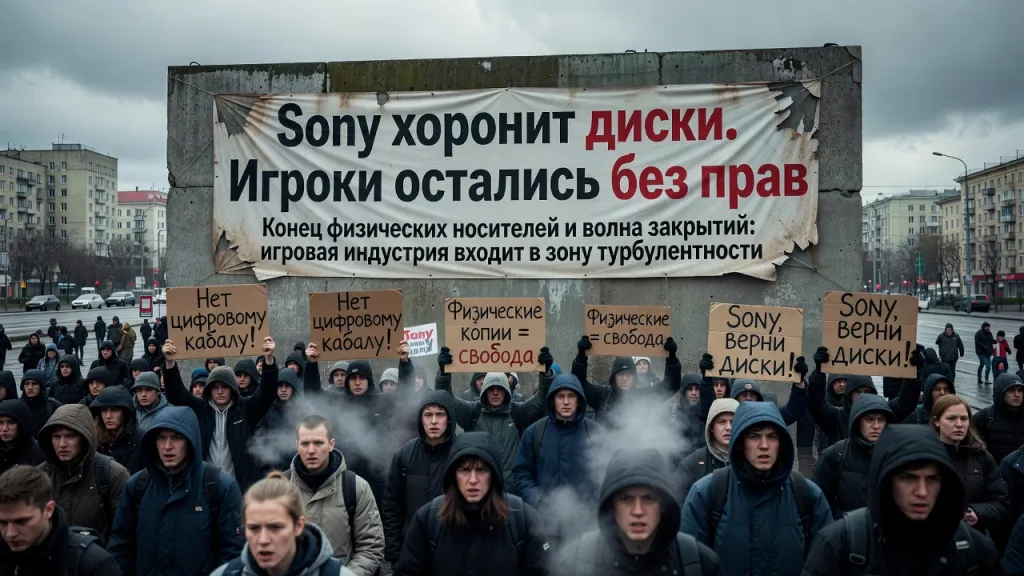 Sony хоронит диски. Игроки остались без прав